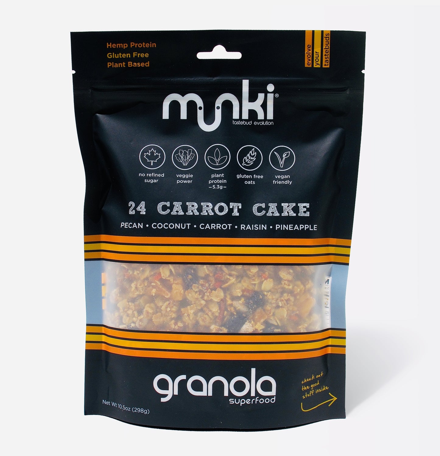 Munki Food | All Day Snacking Granola | Carrot Cake