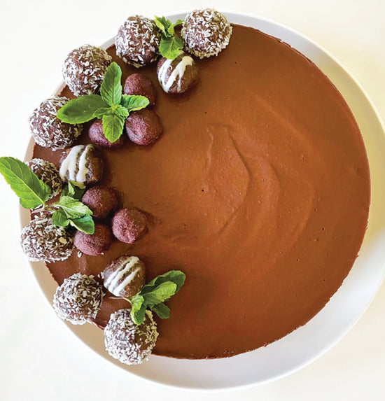 Double Chocolate Magic Mocha Cheesecake | Plant-Based Deliciousness