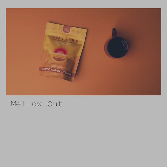 Load and play video in Gallery viewer, viva-la-vibe-mellow-out-turmeric-ginger-prganic-plant-based-creamer