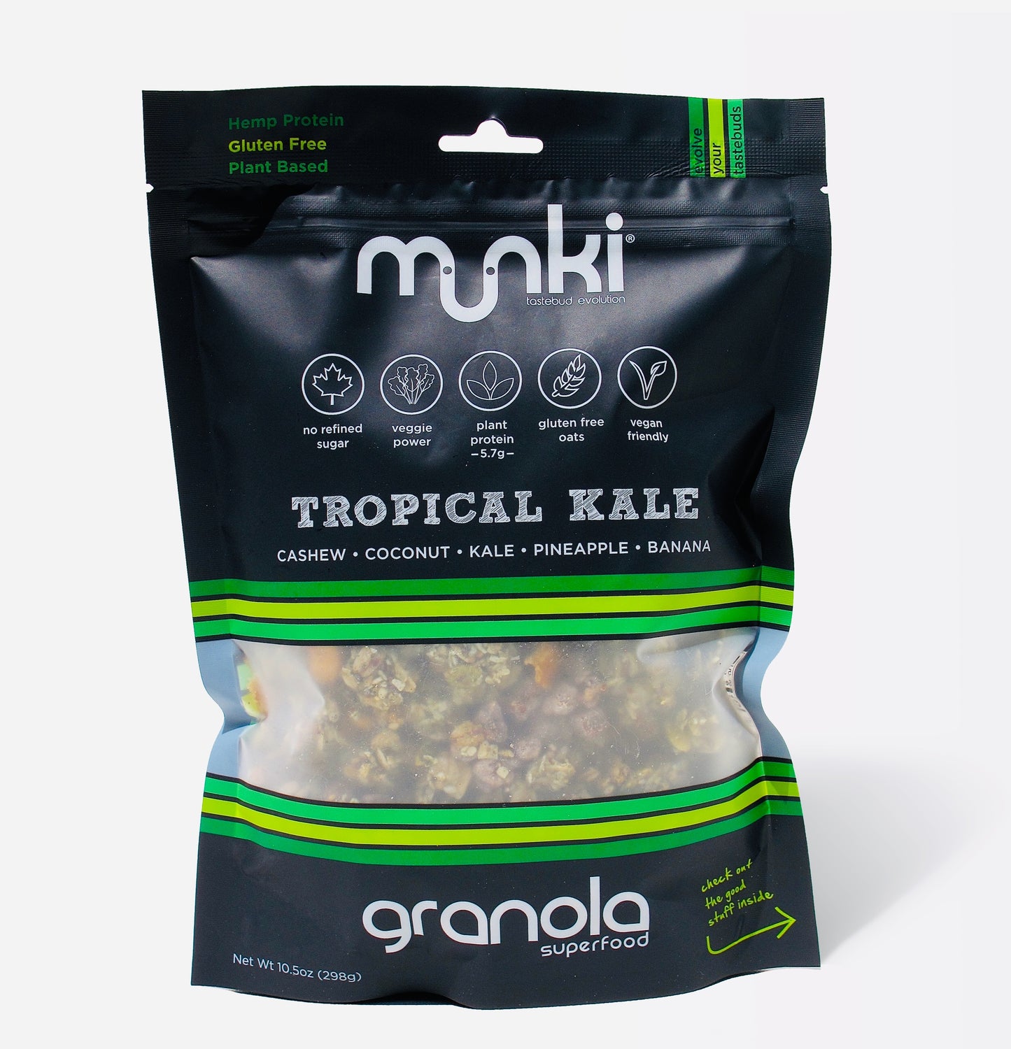 Munki Food | All Day Snacking Granola | Tropical Kale